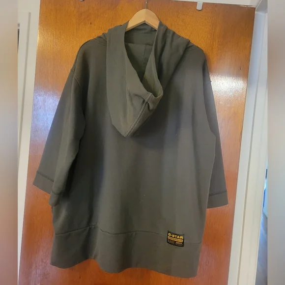 G-star raw oversized hoodie in Asfalt color - Picture 10 of 10